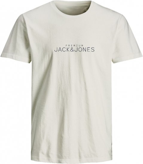 Jack & Jones Lavance Crew Neck T-Shirt White - Trička - Trička nadměrné velikosti - 2XL-14XL