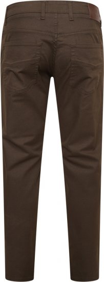 Kam Jeans 265 5 Pocket Weave Stretch Pants Brown - Džíny & kalhoty - Džíny a Kalhoty - W40-W70