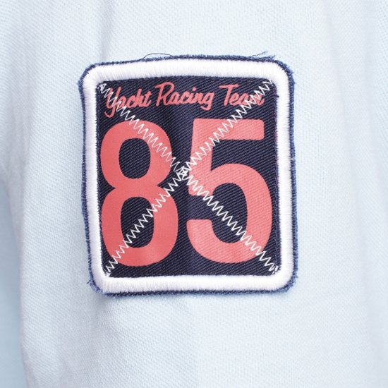 Kam Jeans 5512 1985 Racing Team Polo Blue - Polokošile - Polokošile 2XL-8XL - Trička s límečkem 2XL-8XL