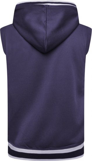 Kam Jeans TS005 Retro Tracky Set (Shorts/Sleeveless Hoodie) Navy - Teplákové soupravy - Teplákové soupravy nadměrné velikosti