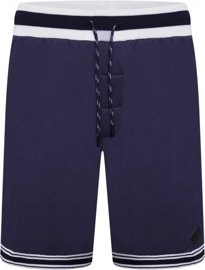 Kam Jeans TS005 Retro Tracky Set (Shorts/Sleeveless Hoodie) Navy - Teplákové soupravy - Teplákové soupravy nadměrné velikosti