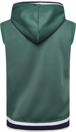 Kam Jeans TS005 Retro Tracky Set (Shorts/Sleeveless Hoodie) Racing Green - Teplákové soupravy - Teplákové soupravy nadměrné velikosti