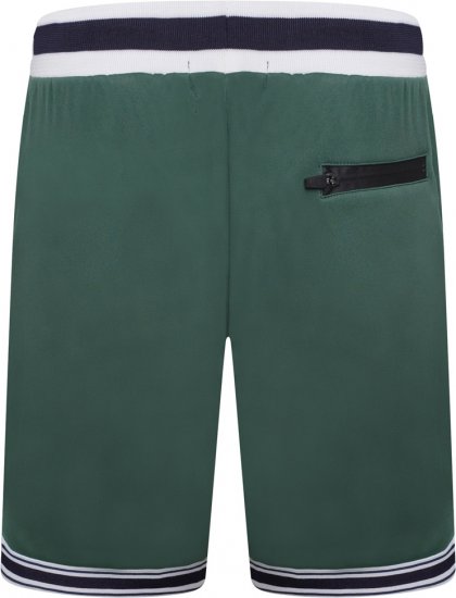 Kam Jeans TS005 Retro Tracky Set (Shorts/Sleeveless Hoodie) Racing Green - Teplákové soupravy - Teplákové soupravy nadměrné velikosti