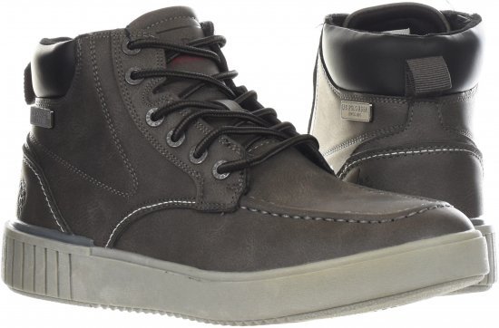 U.S. POLO ASSN. Winter Shoes Grey/Brown - Pánská obuv 40-52 - 
