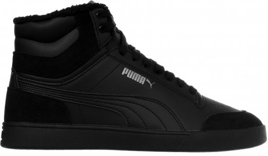 Puma Shuffle Mid Fur Shoes Black - Pánská obuv 40-52 - 