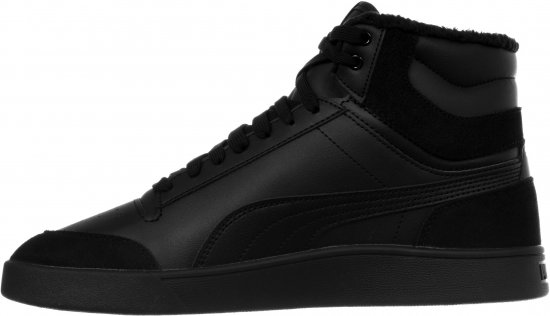 Puma Shuffle Mid Fur Shoes Black - Pánská obuv 40-52 - 