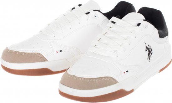 U.S. POLO ASSN. Steve - Men's Sneakers White - Pánská obuv 40-52 - 