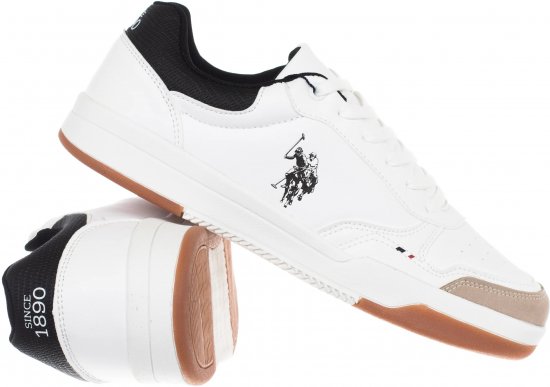 U.S. POLO ASSN. Steve - Men's Sneakers White - Pánská obuv 40-52 - 