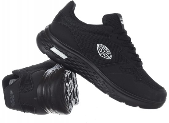 Solo Soprani Sport Delta Sneakers Black - Pánská obuv 40-52 - 