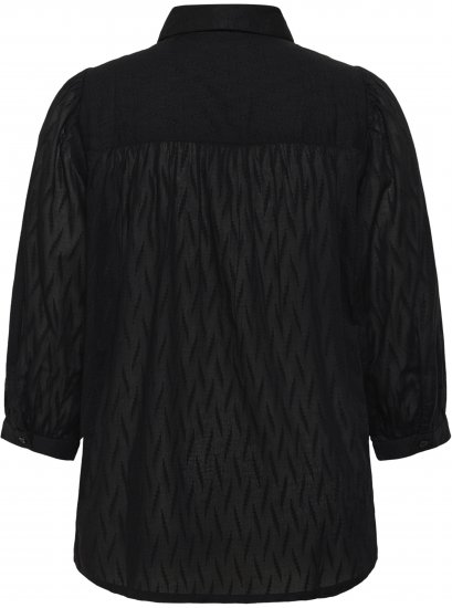 Kaffe Curve Gabby Košile se zkrácenými rukávy Černá - Košile - 