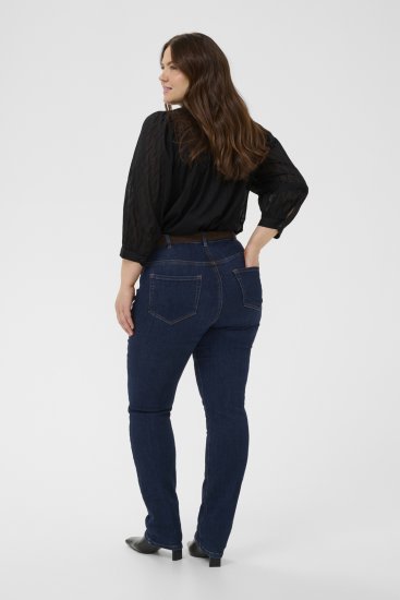 Kaffe Curve Gabby Košile se zkrácenými rukávy Černá - Košile - 