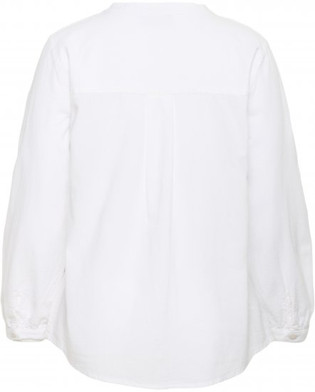 Kaffe Curve Nana Košile s dlouhým rukávem Bílá - Halenky & tuniky - 