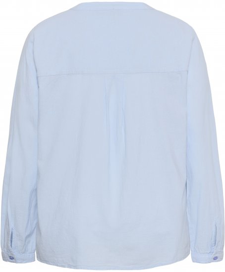 Kaffe Curve Nana Košile s dlouhým rukávem Modrá - Halenky & tuniky - 