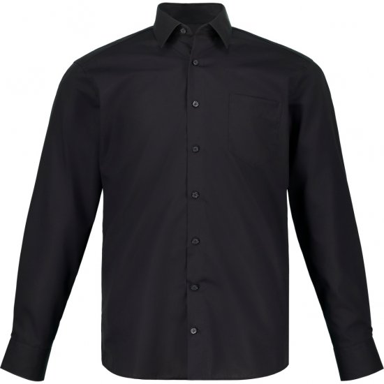JP1880 Shirt Business Kent Collar Long Sleeve Black TALL - TALL-velikosti - TALL-velikosti