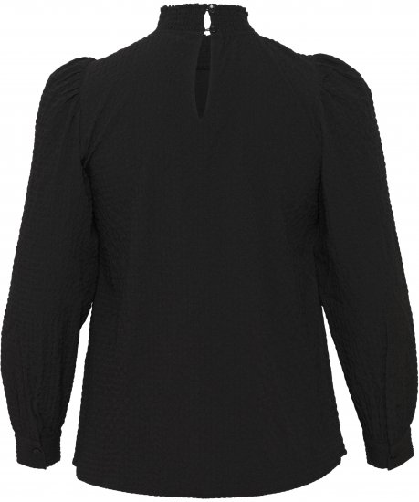 Kaffe Curve Ditta Smock Halenka Hluboká Černá - Halenky & tuniky - 