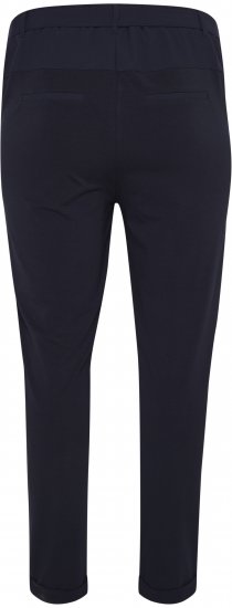 Kaffe Curve Jia Kalhoty s páskem Půlnoční námořnická - Džíny & Kalhoty ve Velkých Velikostech – Plus Size - 