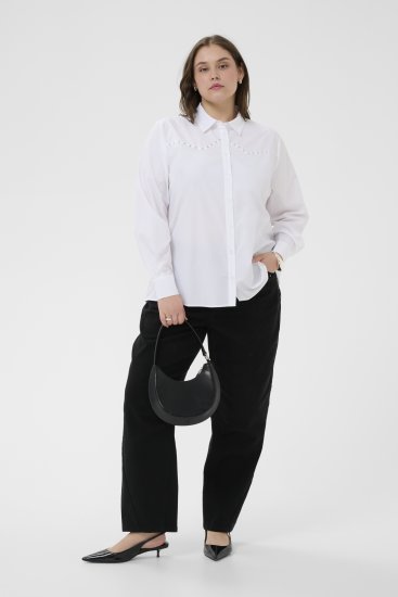 Kaffe Curve Janni Shirt Optical White - Košile - 