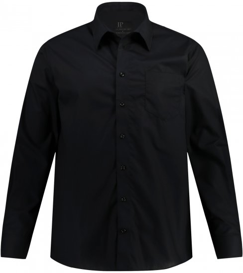 JP1880 Comfort Fit with Chest Pocket Shirt TALL Black - TALL košile - 