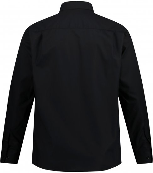 JP1880 Comfort Fit with Chest Pocket Shirt TALL Black - TALL košile - 
