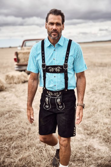 JP1880 Shirt Traditional Short Sleeve Turquoise - Košile - Košile 2XL-10XL