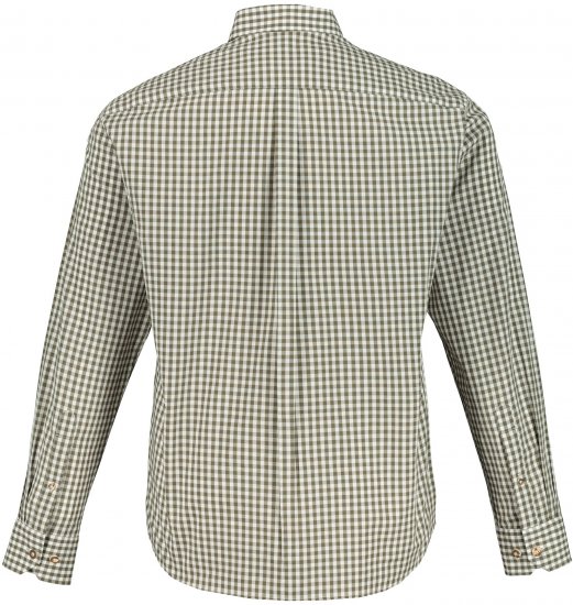 JP1880 Shirt Checked Traditional Long Sleeve Olive Green - Slavnostní oblečení - Slavnostní oblečení – Oslavujte stylově a pohodlně