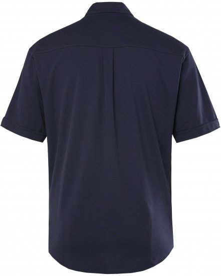 JP1880 Shirt Pique Short Sleeve Flexnamic Night Blue TALL - PÁNSKÉ OBLEČENÍ MT-6XLT - TALL-velikosti