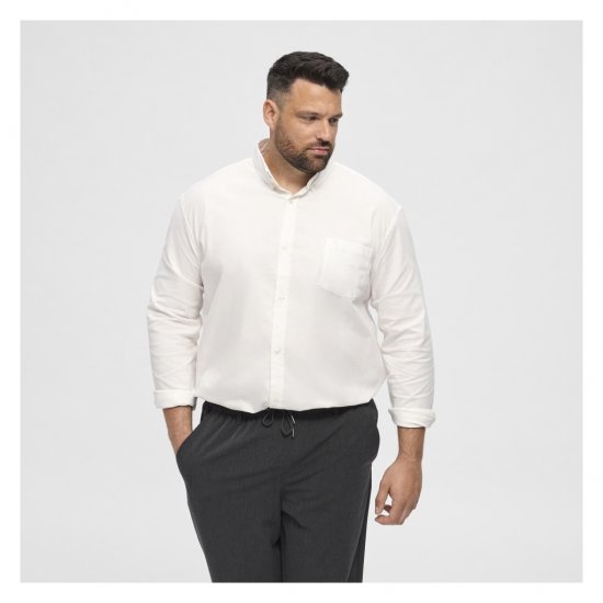 North Latitude Oxford Shirt White - Košile - Košile 2XL-10XL