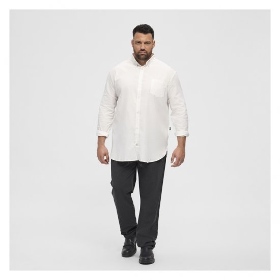 North Latitude Oxford Shirt White - Košile - Košile 2XL-10XL