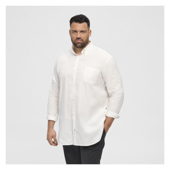 North Latitude Oxford Shirt White - Košile - Košile 2XL-10XL