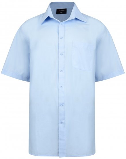 Espionage SH147 Shirt Short Sleeve Blue - Košile - Košile 2XL-10XL