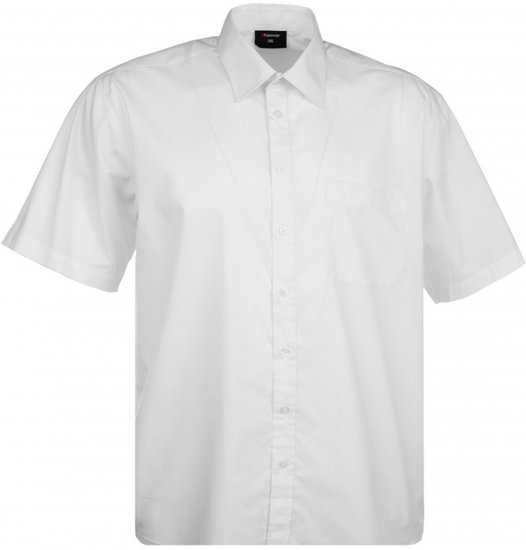Espionage SH149 Short Sleeve Shirt White - Košile - Košile 2XL-10XL