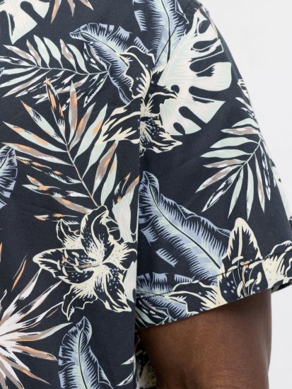 Jack & Jones Honolulu Short Sleeve Resort Shirt Black - Košile - Košile 2XL-10XL