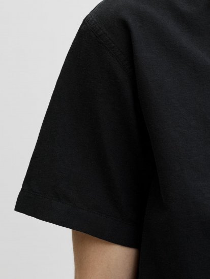 Jack & Jones Breeze Linen Short Sleeve Shirt Black - Košile - Košile 2XL-10XL