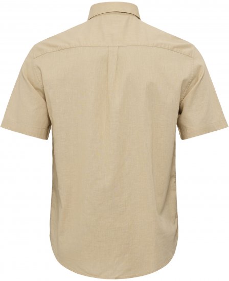 North Latitude 51106 Short Sleeve Shirt Sand - Košile s krátkým rukávem - Pánské košile s krátkým rukávem