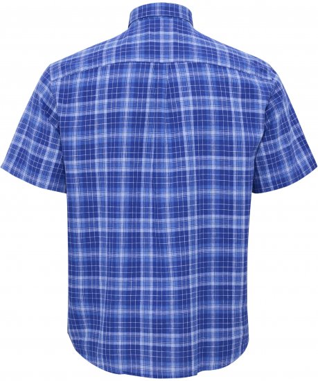 North Latitude 51145 Checked Short Sleeve Shirt Cobolt Blue - Košile s krátkým rukávem - Pánské košile s krátkým rukávem