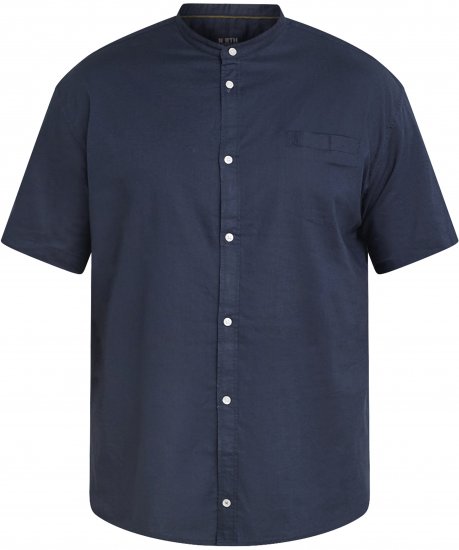 North Latitude 61109 Košile s Krátkým Rukávem a Stojáčkem Námořnická Modrá - Košile - Košile 2XL-10XL