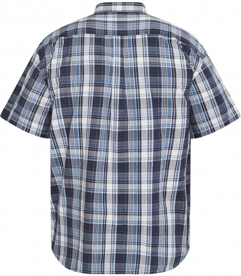 North Latitude 61115 Kostkovaná Košile Extra Dlouhý Střih Námořnická Modrá - Košile - Košile 2XL-10XL