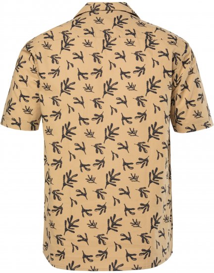 JP1880 Boxy Cuba Short Sleeve Shirt Camel - Košile - Košile 2XL-10XL