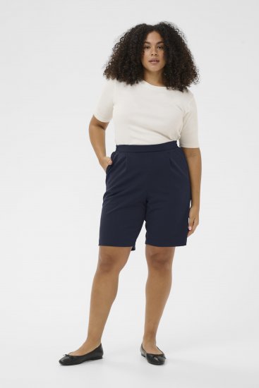 Kaffe Curve Pheolo Shorts Midnight Marine Navy - Šortky - 
