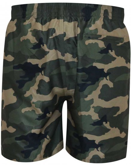 D555 Kody Camo Printed Swimshorts Khaki - Plavky - Plavky - 2XL-12XL