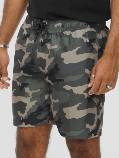 D555 Kody Camo Printed Swimshorts Khaki - Plavky - Plavky - 2XL-12XL