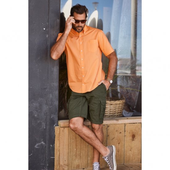 JP1880 Shorts Cargo Bermuda Dark Olive - Šortky - Šortky Nadměrné Velikosti W40-W60