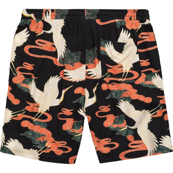 JP1880 Bermuda Shorts Floral All-over Print Black - Šortky - Šortky Nadměrné Velikosti W40-W60