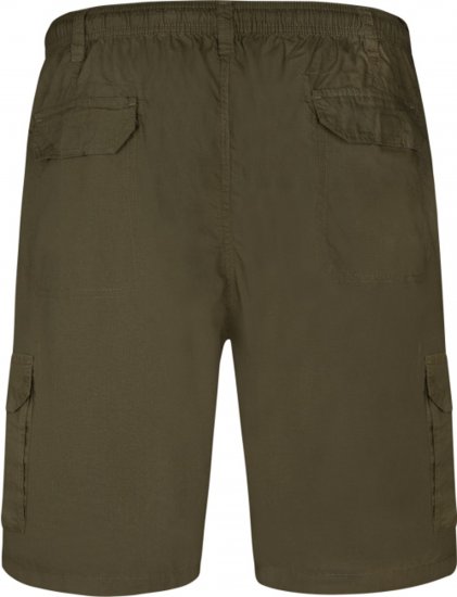 Espionage ST042 Cargo Shorts Olive - Šortky - Šortky Nadměrné Velikosti W40-W60