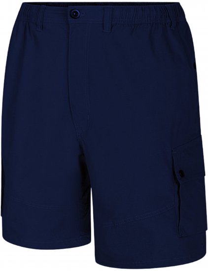 Espionage ST066 Stretch Poplin Cargo Shorts Dark Navy - Šortky - Šortky Nadměrné Velikosti W40-W60