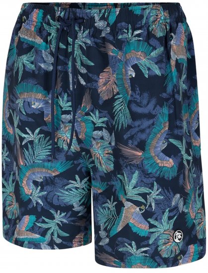 Espionage SW100 Bird Print Swimshorts Blue - Plavky - Plavky - 2XL-12XL