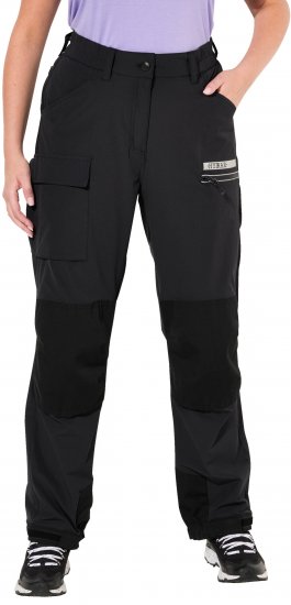 Ulla Popken HYPRAR Multifunctional Durable Inset Trekking Pants Black - Džíny & Kalhoty ve Velkých Velikostech – Plus Size - 