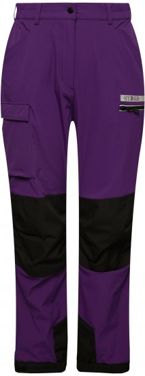 Ulla Popken HYPRAR Multifunctional Durable Inset Trekking Pants Plum - Džíny & Kalhoty ve Velkých Velikostech – Plus Size - 