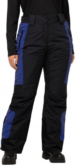 Ulla Popken Ski Pants Reflector Waterproof Velcro Closure Snow Gaiter Black - Džíny & Kalhoty ve Velkých Velikostech – Plus Size - 