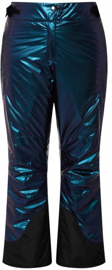 Ulla Popken Ski Pants Water-Repellent MBlue-Of-Pearl Velcro Closure Snow Gaiter Blue - Džíny & Kalhoty ve Velkých Velikostech – Plus Size - 